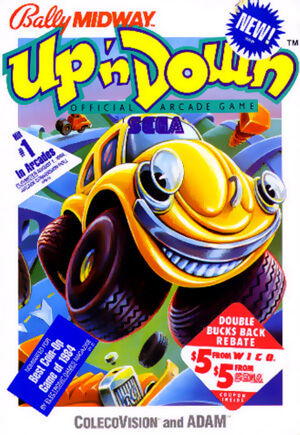 Up'n Down for Colecovision Box Art