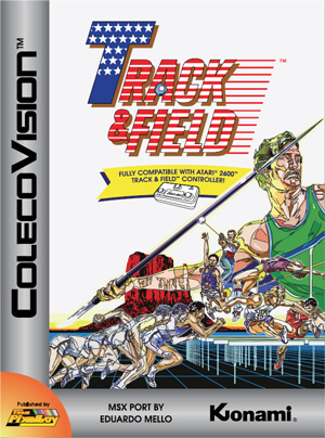 Track & Field for Colecovision Box Art
