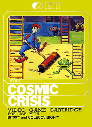 Cosmic Crisis for Colecovision Box Art