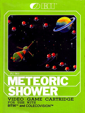 Meteoric Shower for Colecovision Box Art