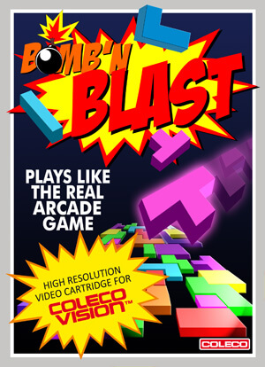 Bomb'n Blast for Colecovision Box Art