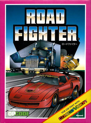Road Fighter for Colecovision Box Art