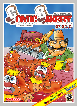 Comic Bakery for Colecovision Box Art