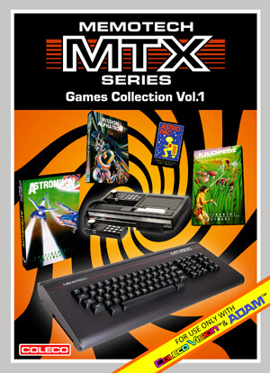 Memotech MTX Series Games Collection Vol.1 for Colecovision Box Art