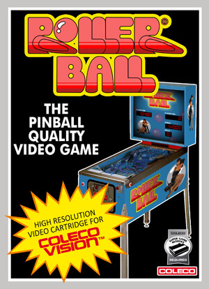 Roller Ball for Colecovision Box Art