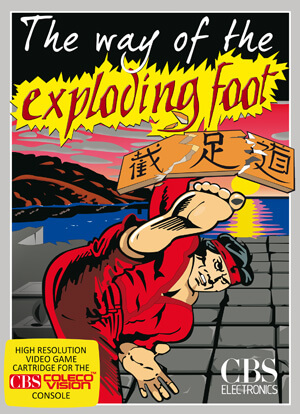 Way of the Exploding Foot, The for Colecovision Box Art