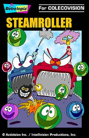 Steamroller for Colecovision Box Art