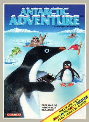 Antarctic Adventure for Colecovision Box Art