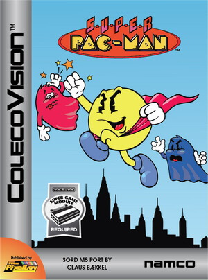 Super Pac-Man for Colecovision Box Art