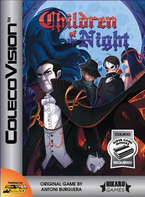 Children of the Night for Colecovision Box Art