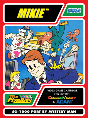 Mikie for Colecovision Box Art