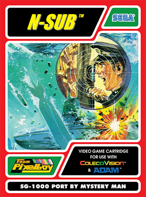 N-Sub for Colecovision Box Art