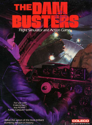 Dam Busters, The for Colecovision Box Art