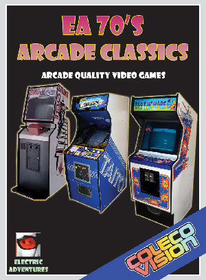 EA 70's Arcade Classics for Colecovision Box Art