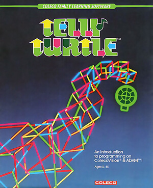 Telly Turtle for Colecovision Box Art