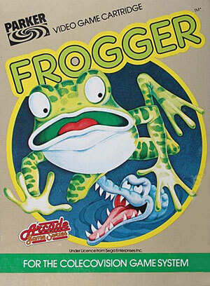 Frogger for Colecovision Box Art