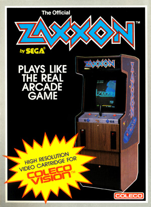 Zaxxon for Colecovision Box Art