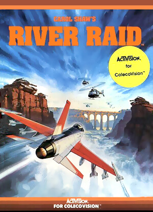 River Raid for Colecovision Box Art