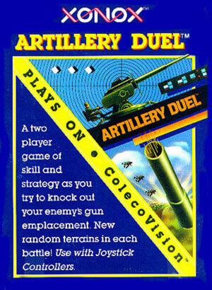 Artillery Duel for Colecovision Box Art