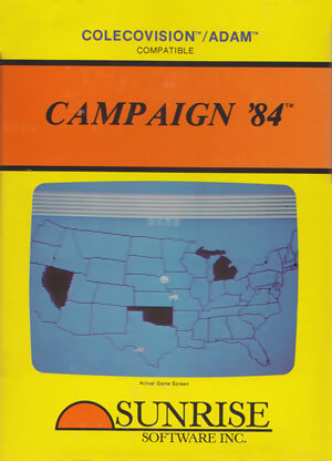 Campaign '84 for Colecovision Box Art