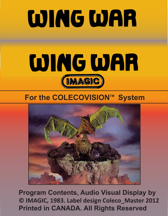 Wing War Label