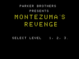 Montezuma's Revenge Screenshot